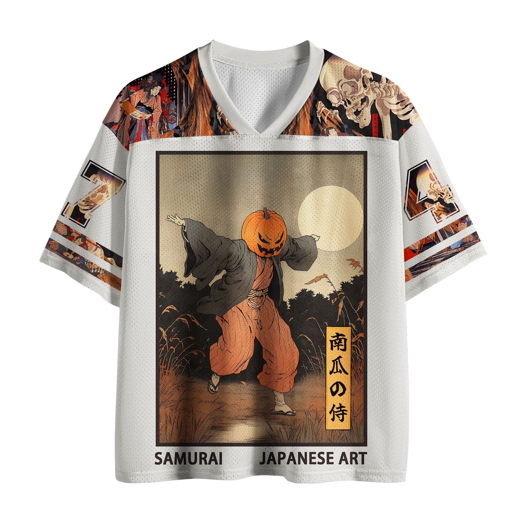 Kyoto-Lion Japanese Pumpkin Monster Mesh Jersey