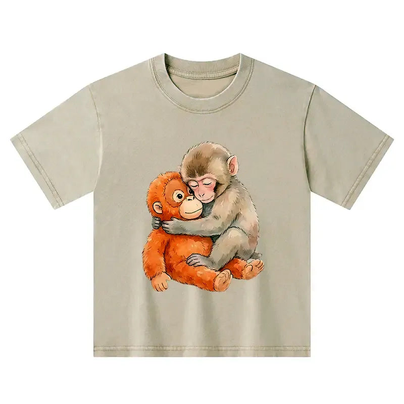 Vintage Unisex Kids T-Shirt for Daily Wear