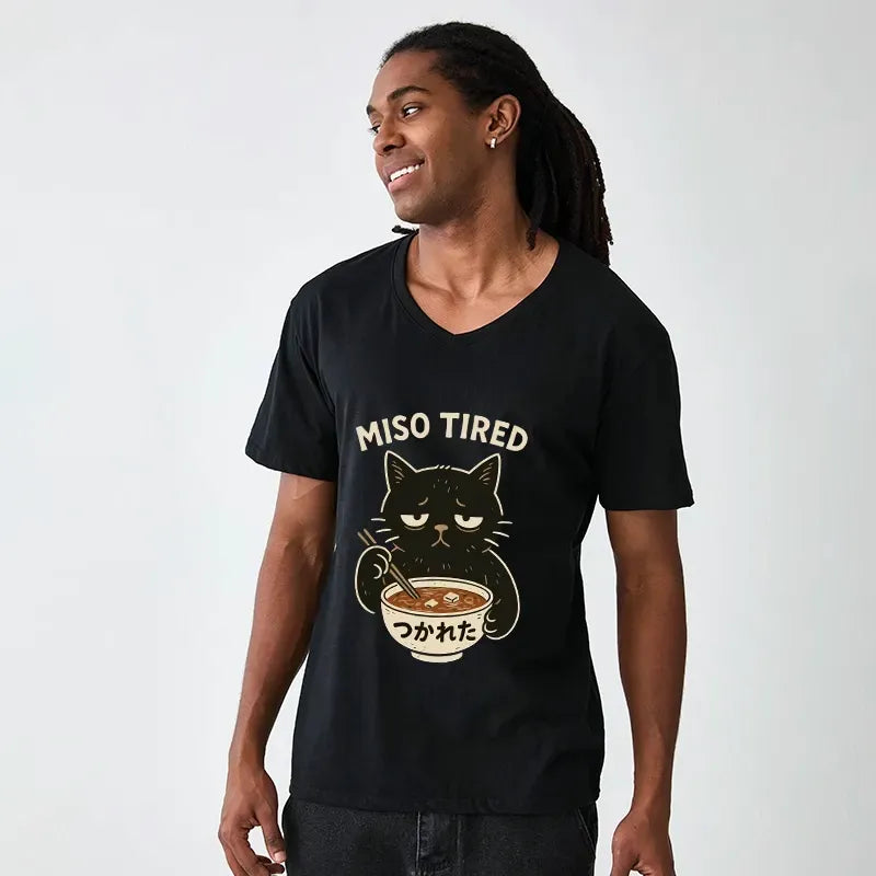 Kyoto-Lion I¡¯m So Tired V-Neck Classic T-Shirt
