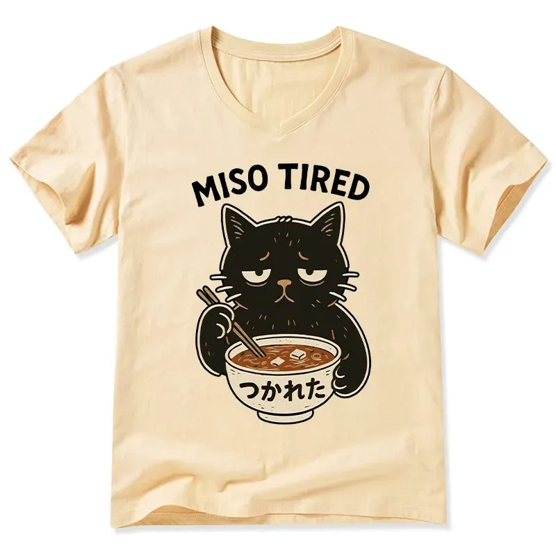 Kyoto-Lion I¡¯m So Tired V-Neck Classic T-Shirt