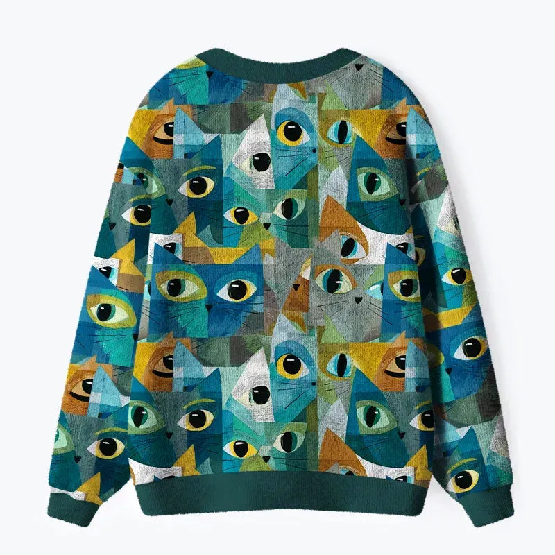 Japanese cat cardigan for everyday wear
