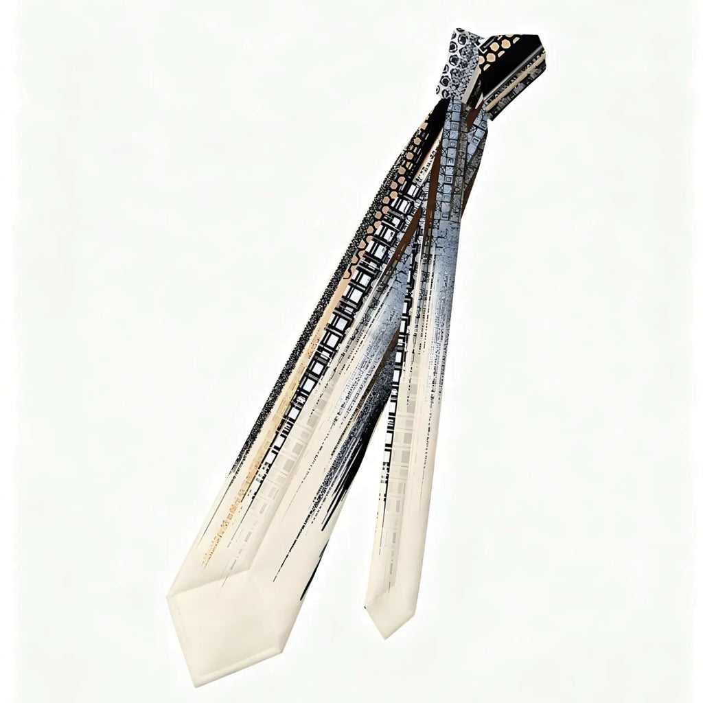 Traditional Japanese Pattern Necktie for Gift