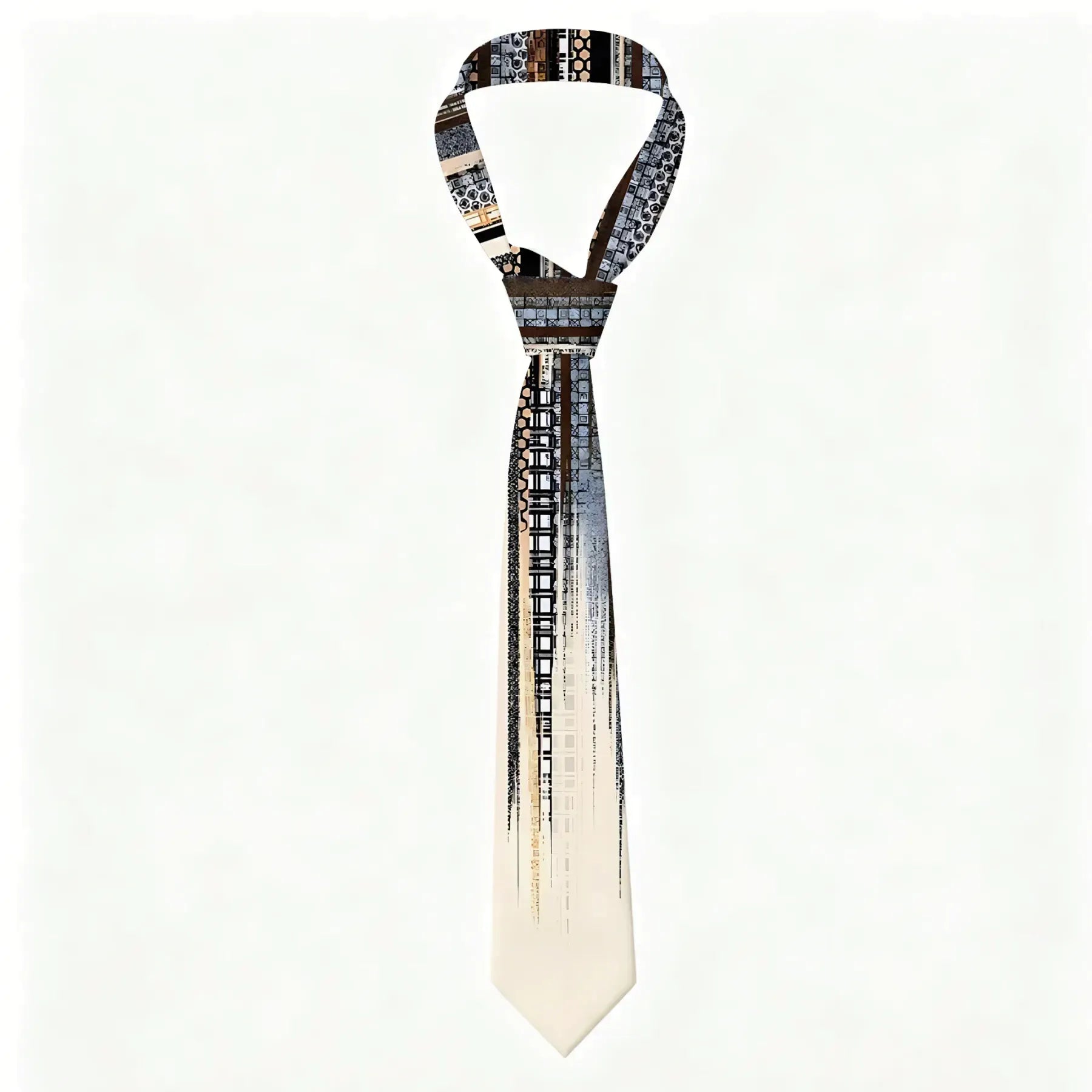Kyoto-Lion Japanese Pattern Necktie