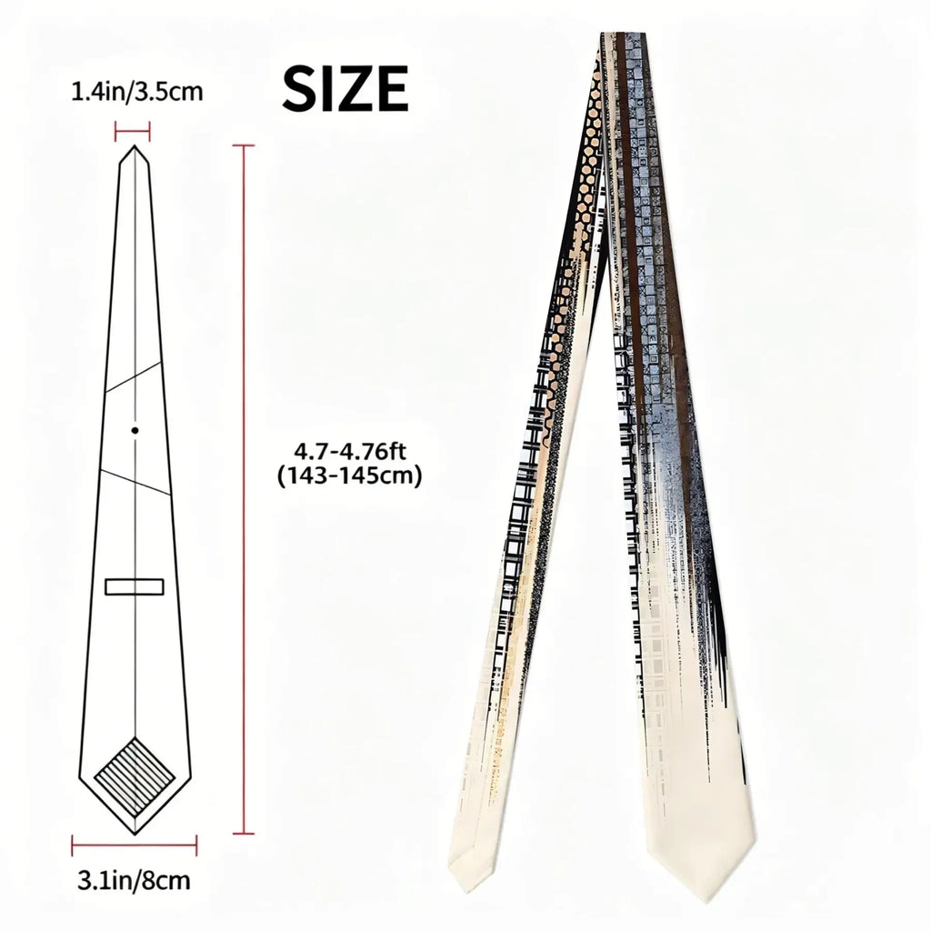 Traditional Japanese Pattern Necktie for Gift