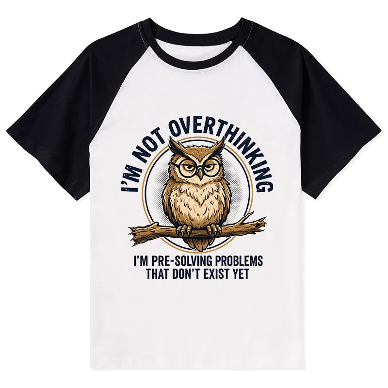 Kyoto-Lion Overthink Master Owl Raglan T-shirt