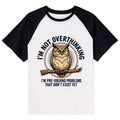 Kyoto-Lion Overthink Master Owl Raglan T-shirt