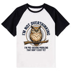 Kyoto-Lion Overthink Master Owl Raglan T-shirt