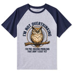 Kyoto-Lion Overthink Master Owl Raglan T-shirt
