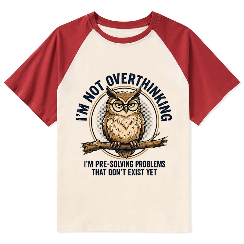 Kyoto-Lion Overthink Master Owl Raglan T-shirt