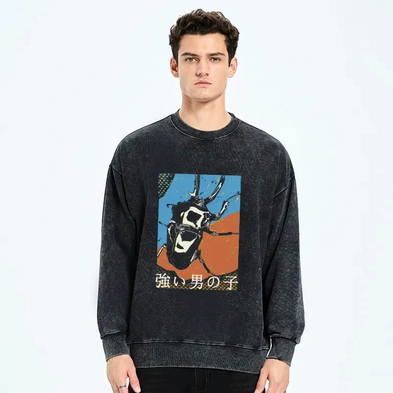 unisex Japanese streetwear sweatshirt trendy