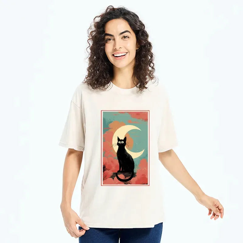 Kyoto-Lion unisex t-shirt with Japanese art