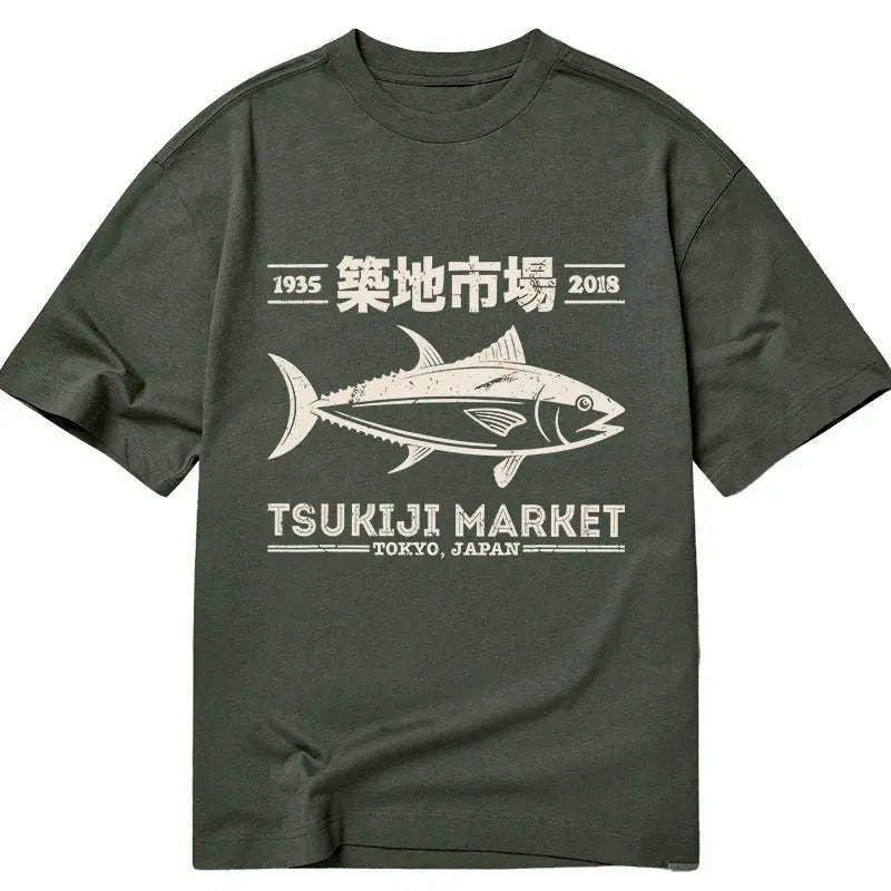 retro japanese streetwear t-shirt for daily wear