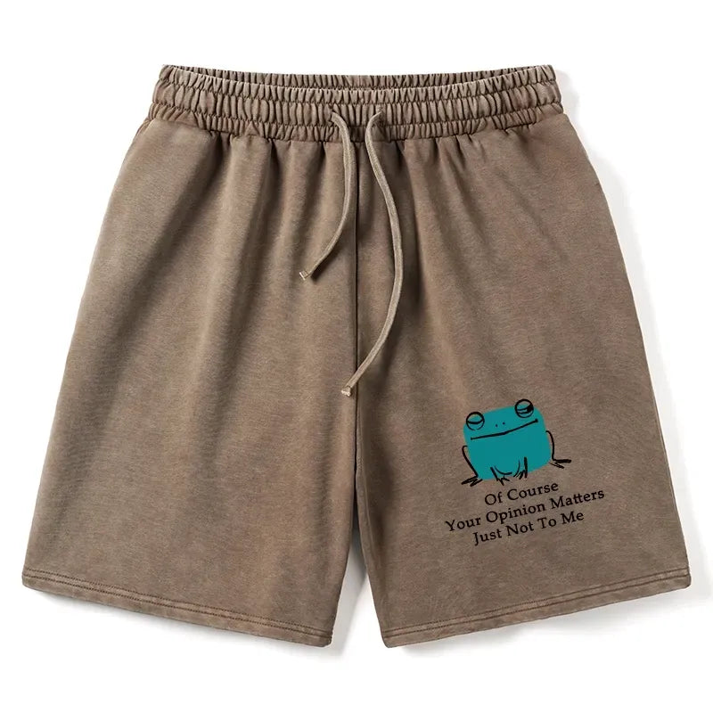 Washed Frog Shorts On Sale