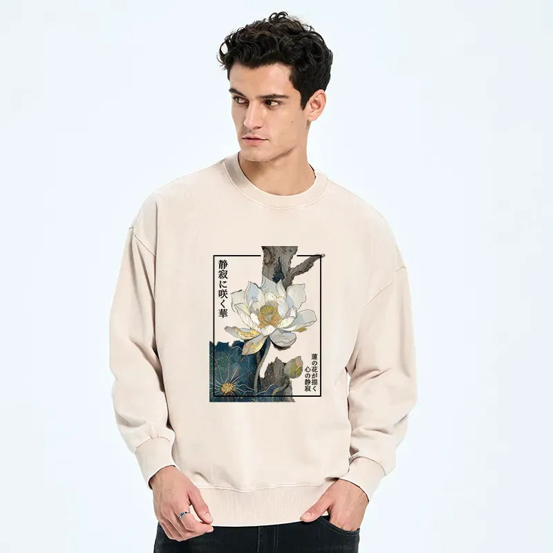 Blooming Lotus Sweatshirt for Anime Convention