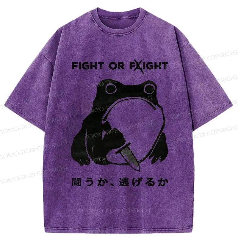 Funny Japanese Washed T-Shirt