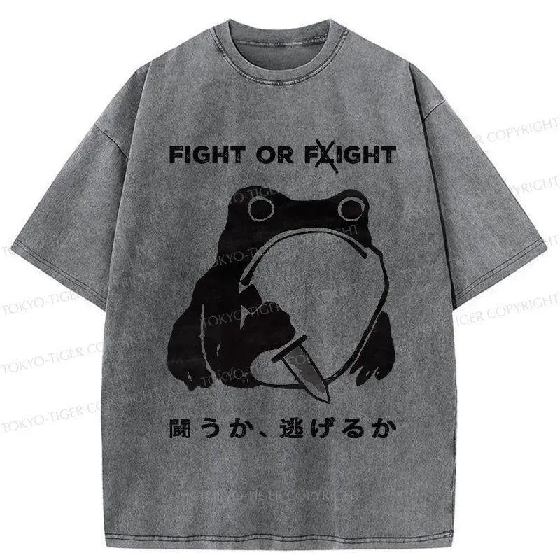 Funny Japanese Washed T-Shirt