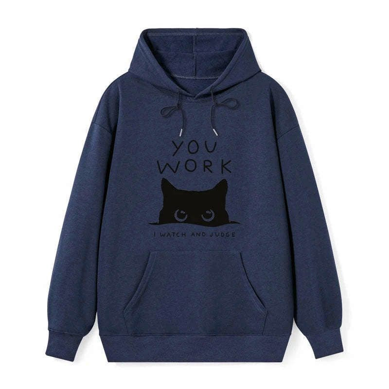 Kyoto-Lion A Cat That Spies Classic Hoodie