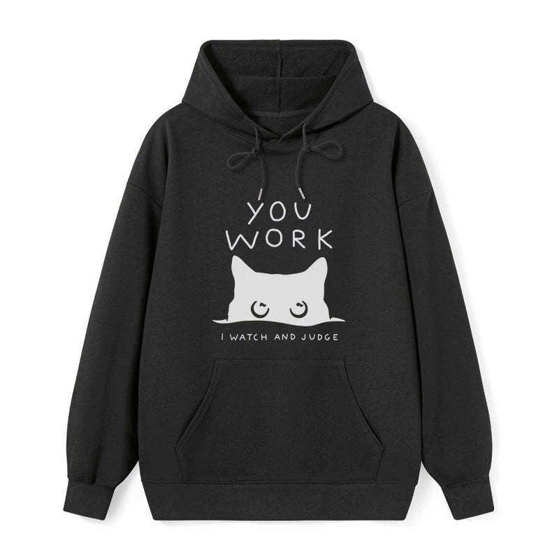 Kyoto-Lion A Cat That Spies Classic Hoodie