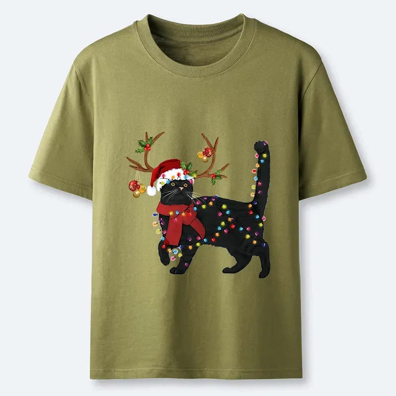 Premium Japanese Black Cat T-Shirt
