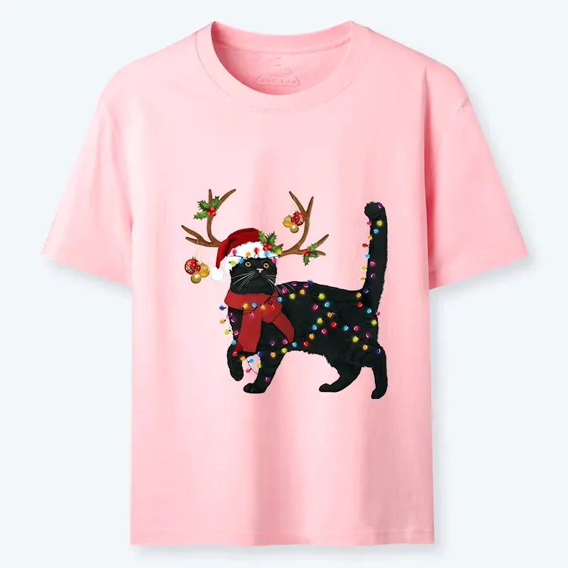 Premium Japanese Black Cat T-Shirt
