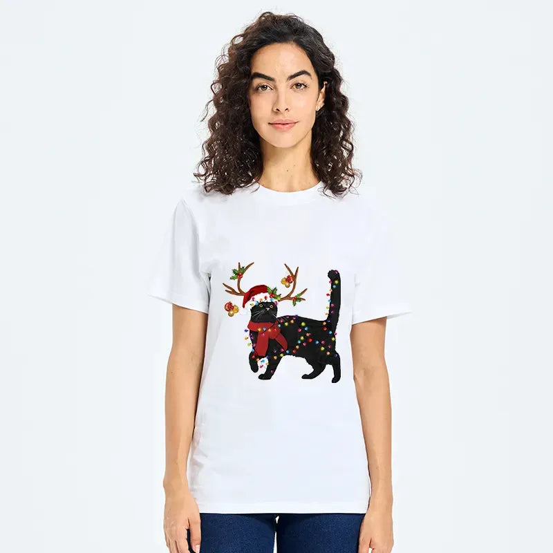 Premium Japanese Black Cat T-Shirt