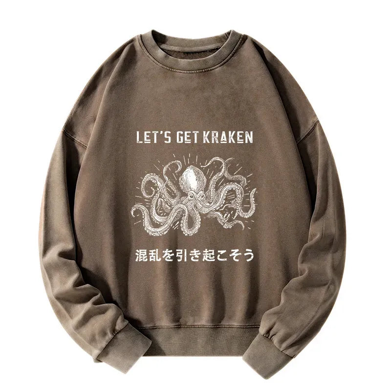 washed unisex sweatshirt for daily wear