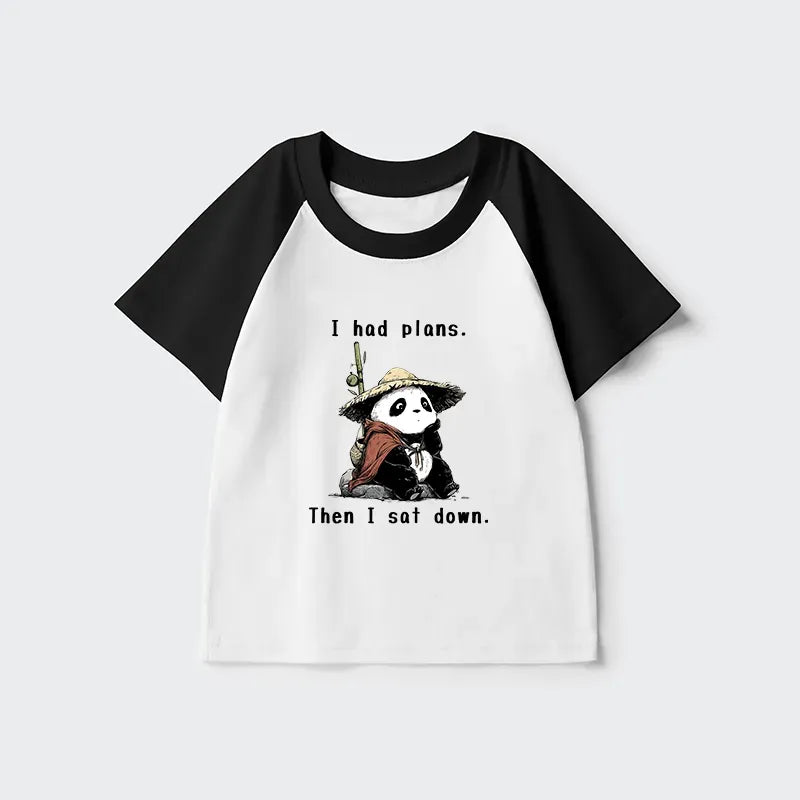 Panda Raglan Tee for Toddler Gift Idea