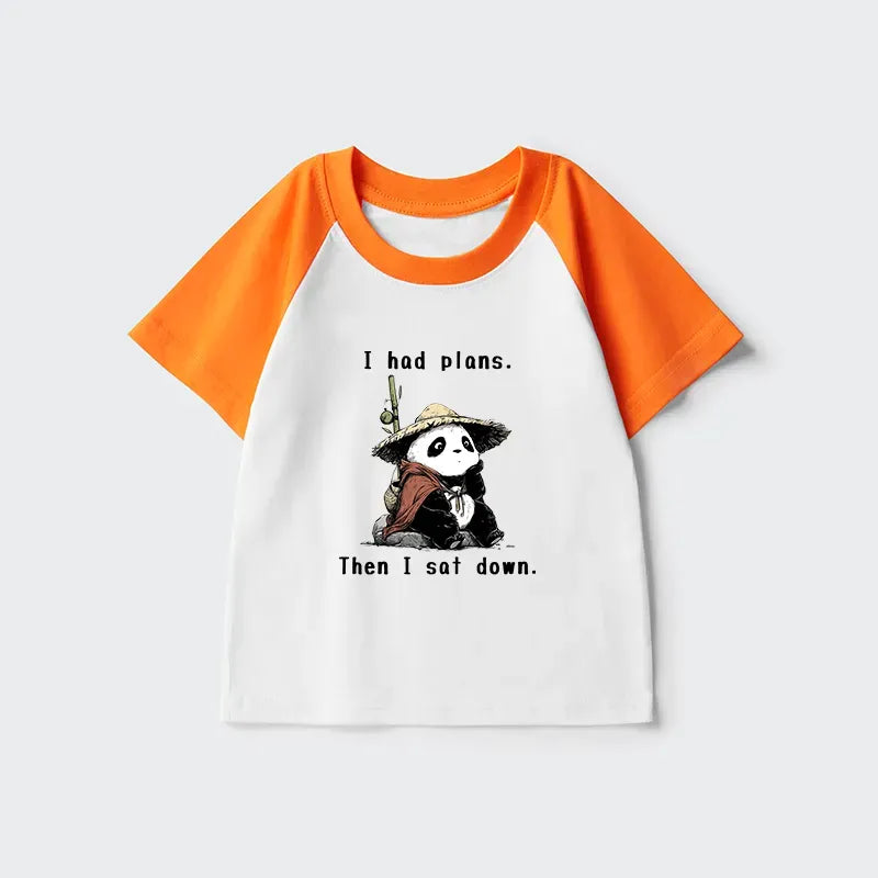Funny Japanese Panda Shirt for Kids