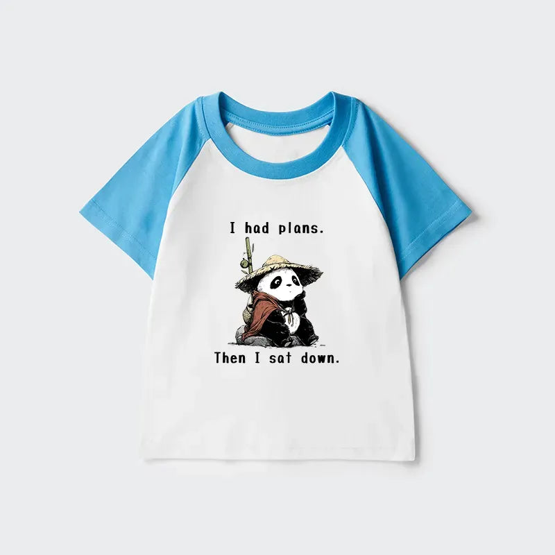 Panda Raglan Tee for Toddler Gift Idea