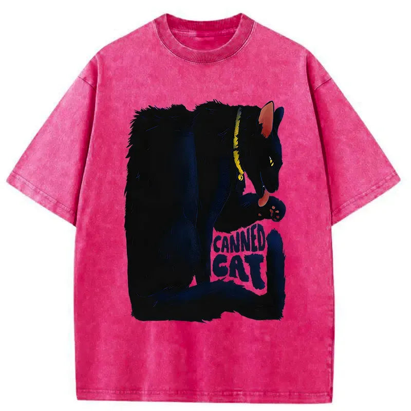 Unisex Cat Graphic Tee for Summer Vacation