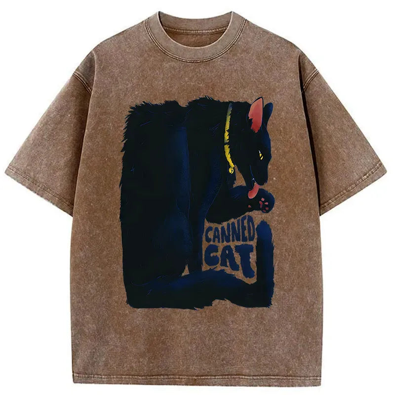 Unisex Cat Graphic Tee for Summer Vacation