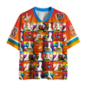 Kyoto-Lion 'Quack & Noodle' Vibrant Pride Mesh Jersey