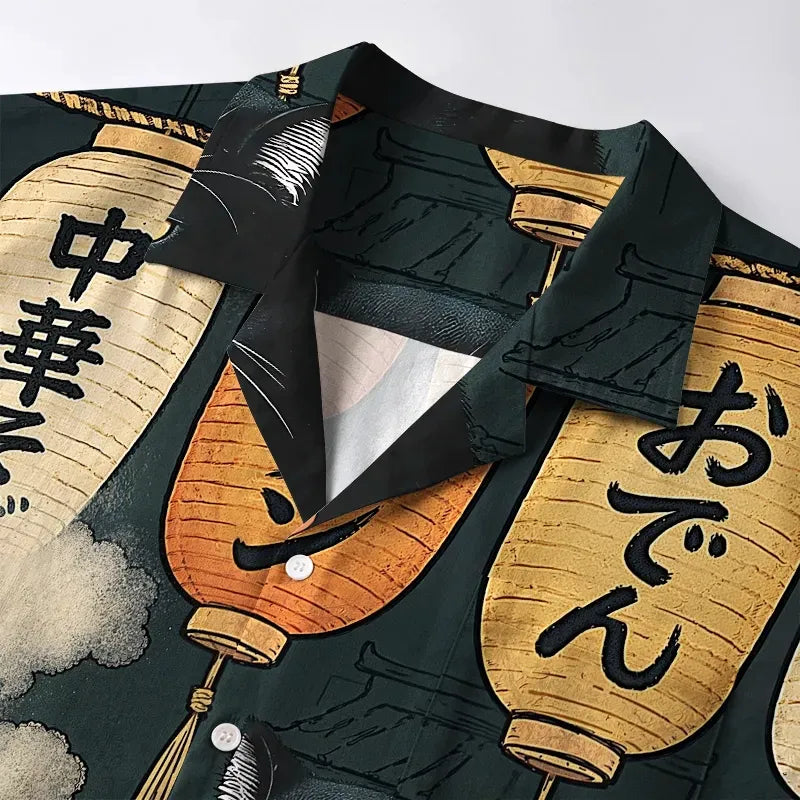 Best Seller Japanese Ramen Cat Hawaiian Shirt