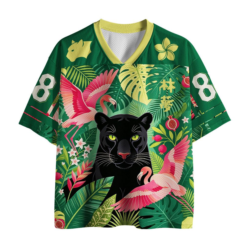 Kyoto-Lion Jungle Dream Panther Mesh Jersey