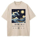 Kyoto-Lion A Starry Night Washed T-Shirt