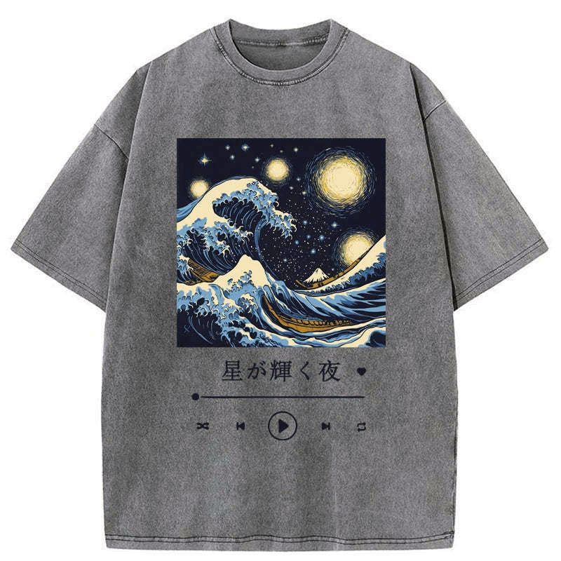 Vintage Ukiyo-e Unisex T-Shirt for Streetwear
