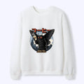 Kyoto-Lion Mothman Coffee Japan Waffle Sweatshirt