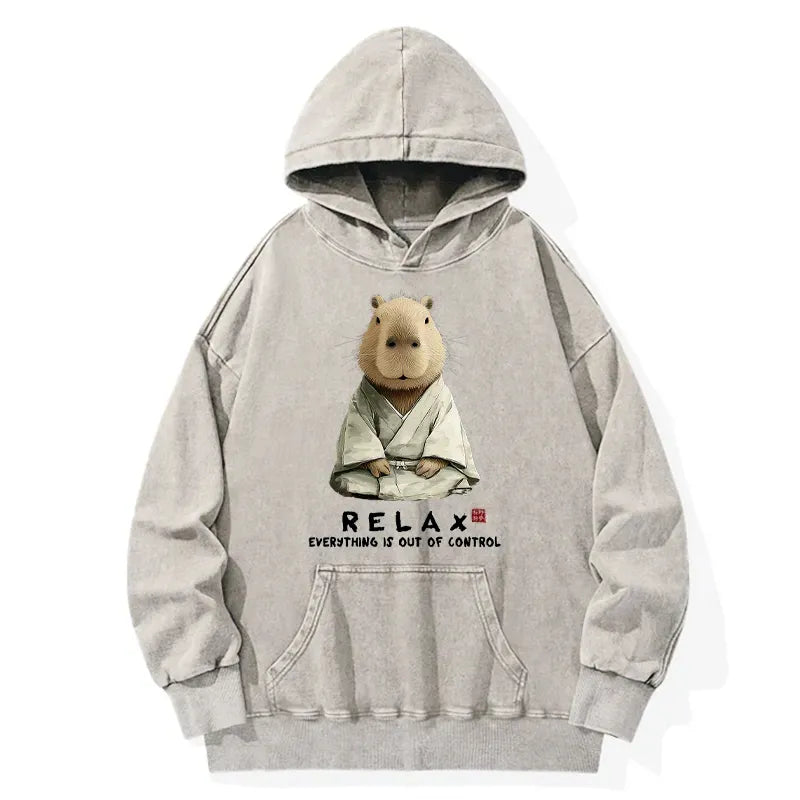 relaxed capybara hoodie trendy gift