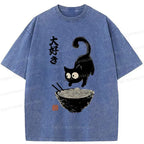 trendy cat t-shirt streetwear style