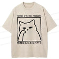 Unisex Vintage Cat T-Shirt Best Seller
