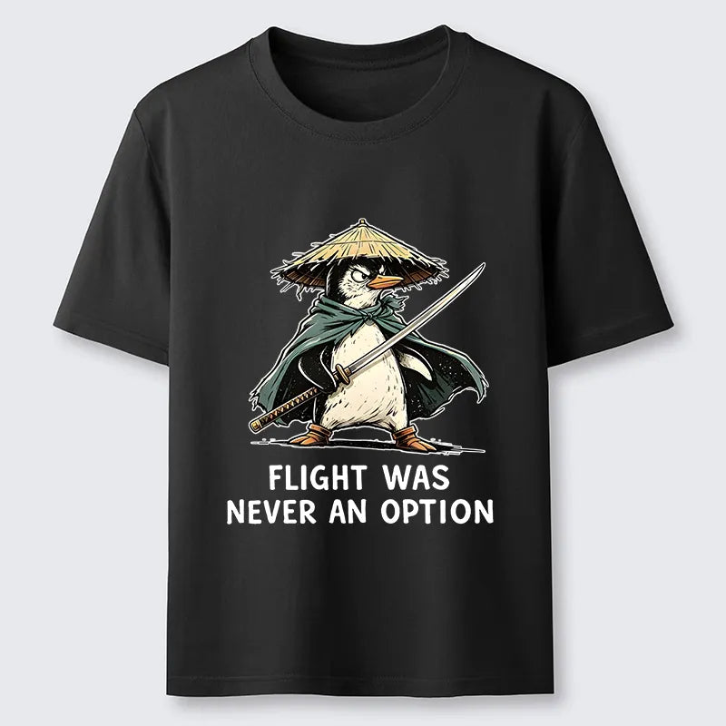 Kyoto-Lion Samurai Penguin Classic T-Shirt