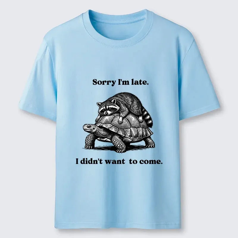 Kyoto-Lion Lazy Animal Life Funny Graphic Classic T-Shirt