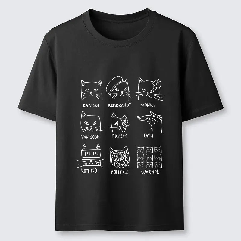 Vintage ukiyo-e cat t-shirt free shipping