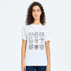Vintage ukiyo-e cat t-shirt free shipping