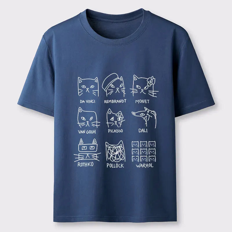 Vintage ukiyo-e cat t-shirt free shipping