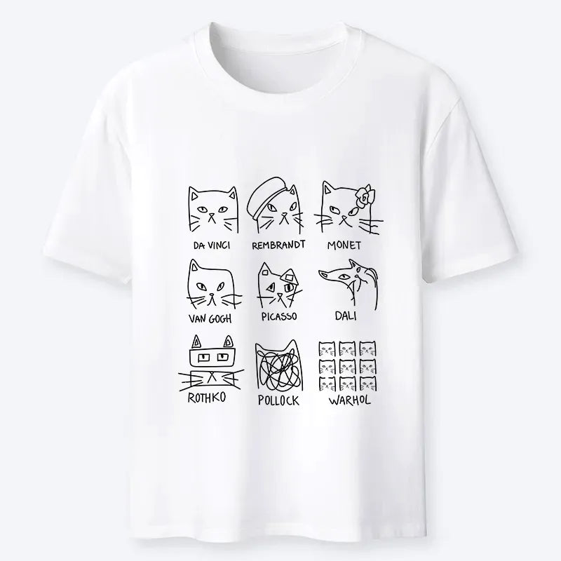 Vintage ukiyo-e cat t-shirt free shipping