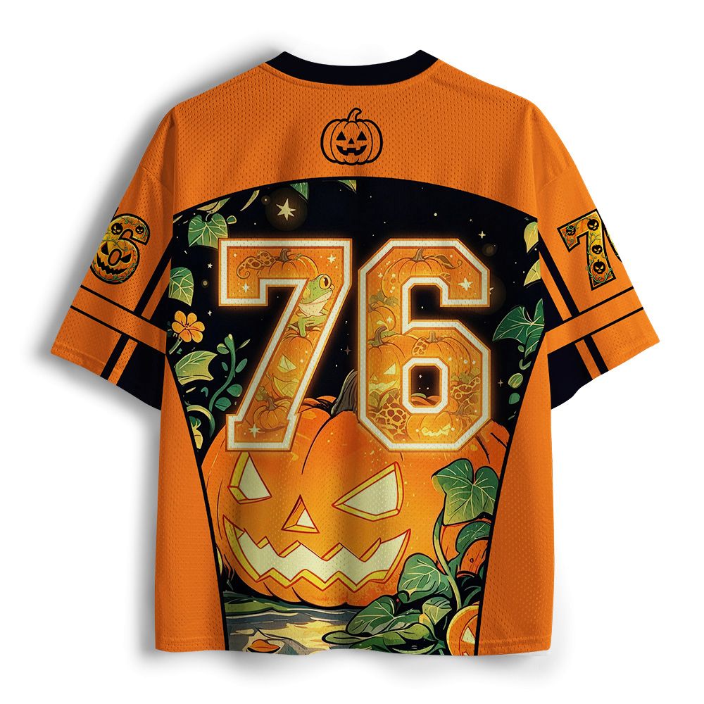 Kyoto-Lion Frog Pumpkin Witch Night Mesh Jersey