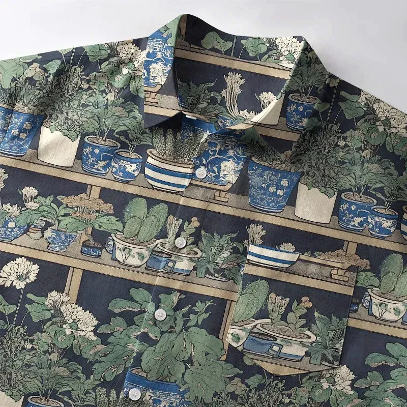 trendy unisex button up shirt for daily wear