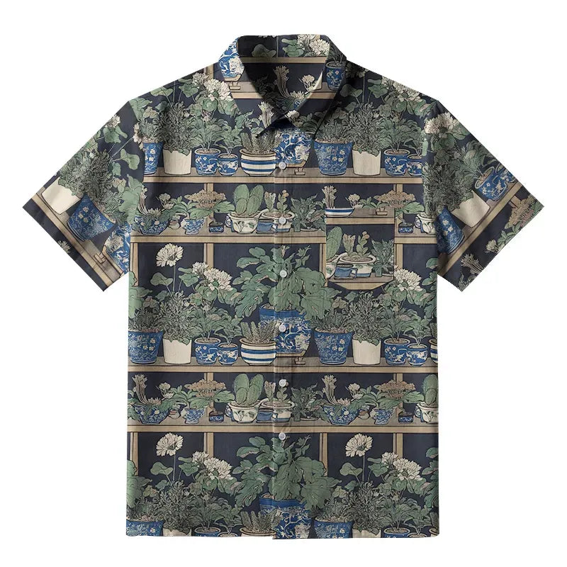 trendy unisex button up shirt for daily wear