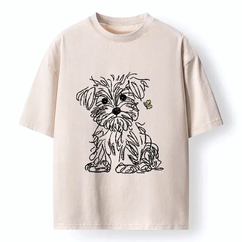 Japanese Vintage Washed T-Shirt for Everyday Wear